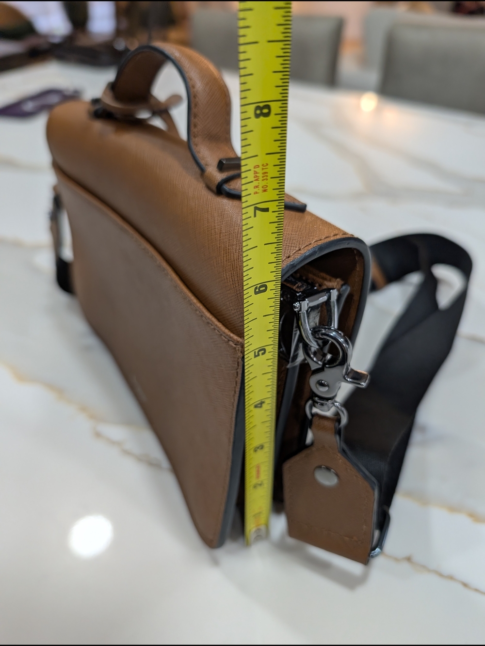 Botkier Tan Leather Top-Handle Satchel - Picture 4 of 5